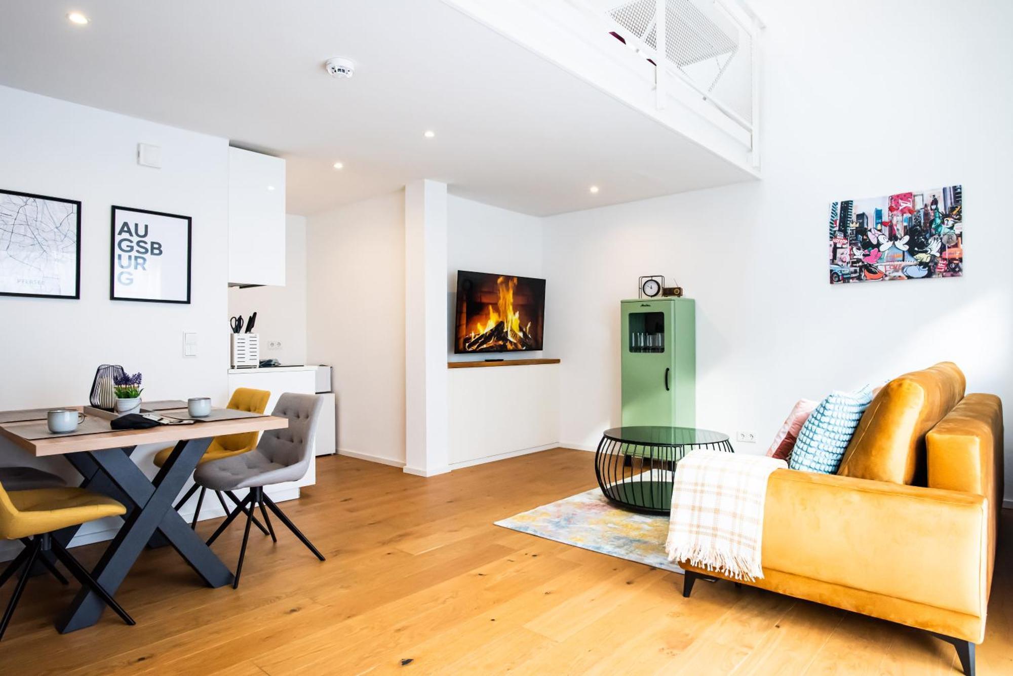 Loftartige Wohnung In Augsburg-Pfersee 외부 사진