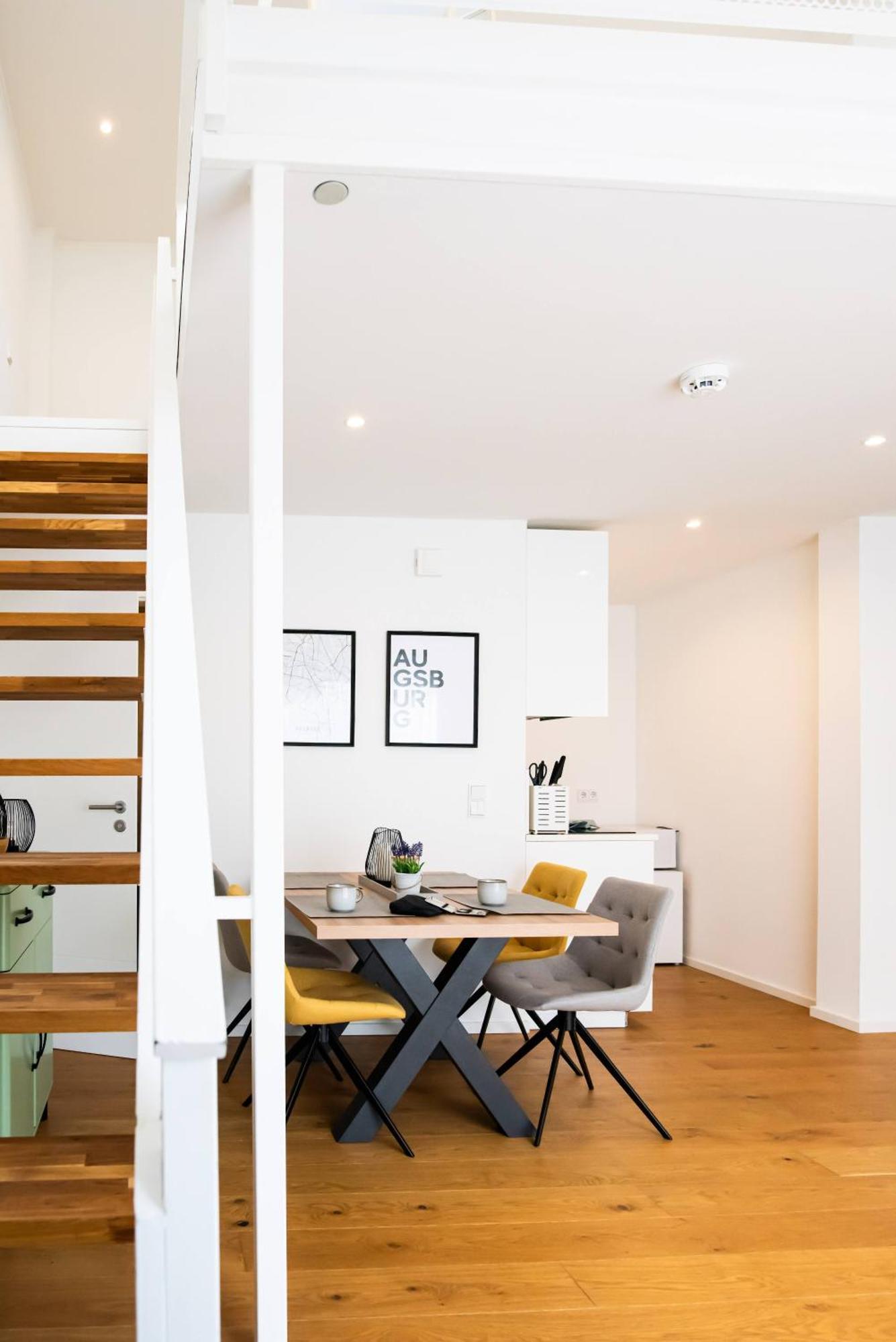 Loftartige Wohnung In Augsburg-Pfersee 외부 사진